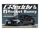Aoshima 1/24 ZN6 TOYOTA 86 '12 GREDDY & ROCKET BUNNY VOLK RACING Ver. (TOYOTA)