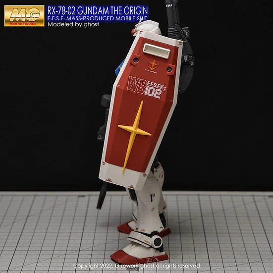 [MG] RX-78-02 Gundam The Origin Decal