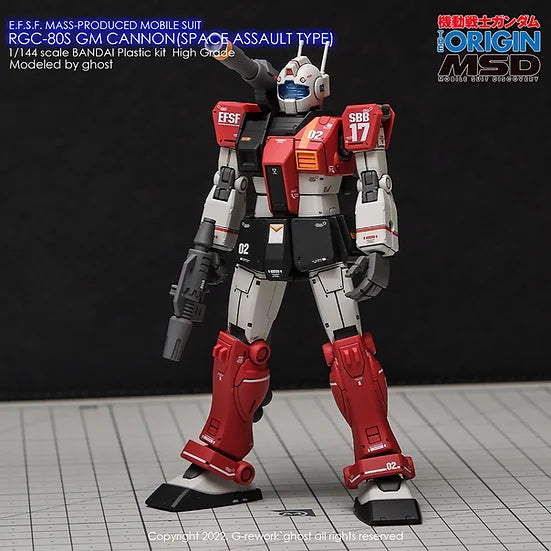 [HG] RGC-80S GM Cannon (Space Assault Type) Decal