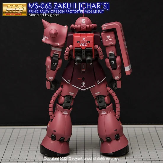 [MG] MS-06S Zaku II 2.0 Decal