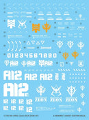 [MG] MS-09RS Rick Dom Char's Custom Ver. Decal