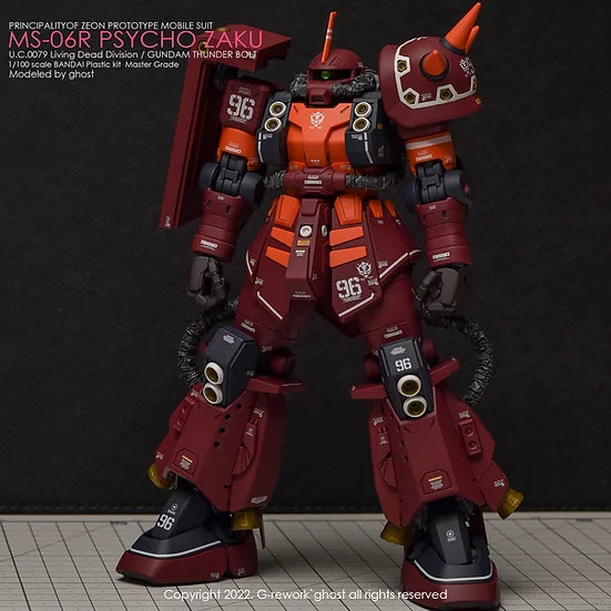 [MG] MS-06R Psycho Zaku Decal