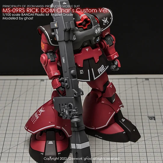 [MG] MS-09RS Rick Dom Char's Custom Ver. Decal