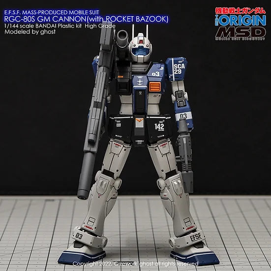 [HG] RGC-90S GM Cannon (Rocket Bazooka) Decal