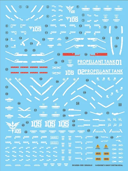 [RG] MSN-06S Sinanju Decal