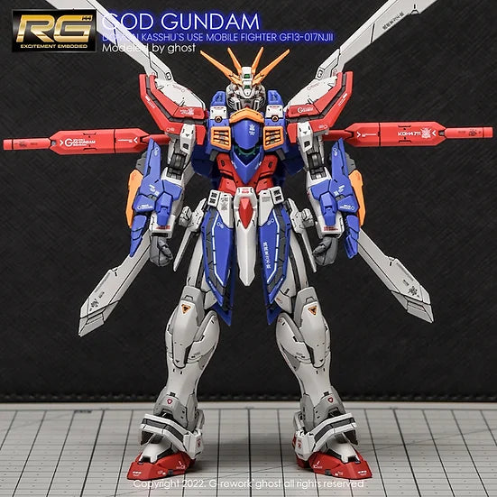 [RG] God Gundam Decal