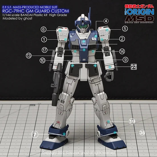 [HG] RGC-79HC GM Guard Custom Decal