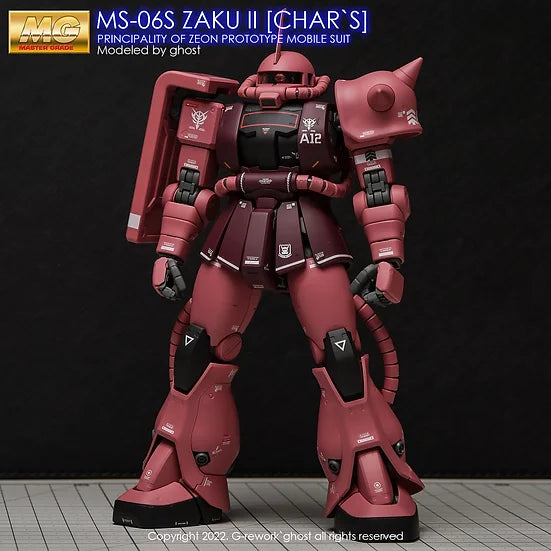 [MG] MS-06S Zaku II 2.0 Decal