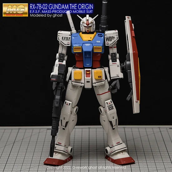 [MG] RX-78-02 Gundam The Origin Decal