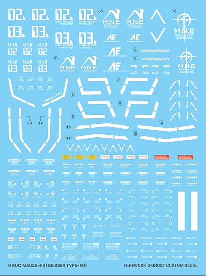 [HG] Messer Type-F01 Decal