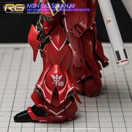 [RG] MSN-06S Sinanju Decal