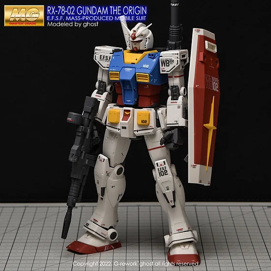 [MG] RX-78-02 Gundam The Origin Decal