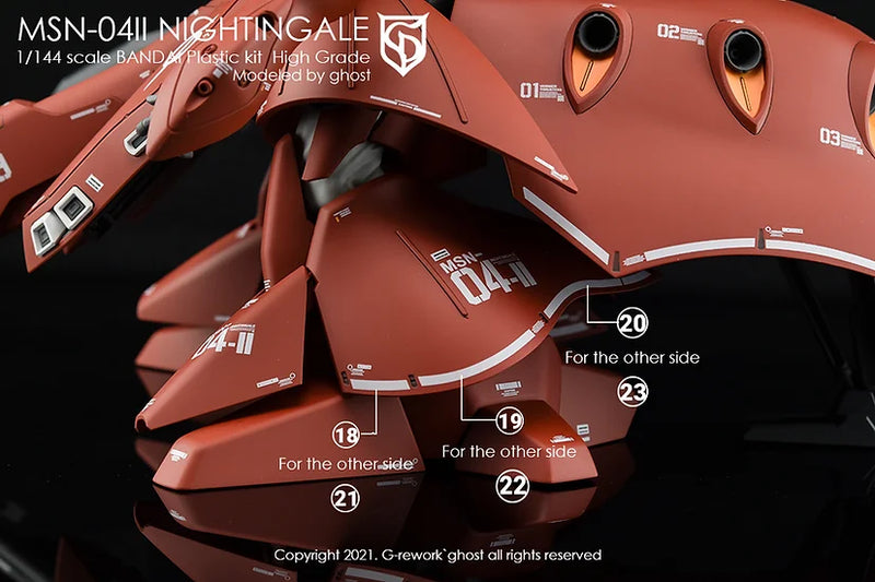 [HG] MSN-04II Nightingale Decal