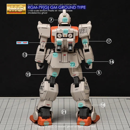 [MG] RGM-79[G] GM Ground Type Decal