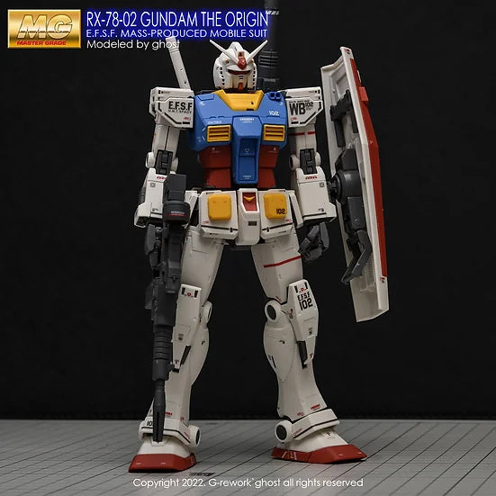 [MG] RX-78-02 Gundam The Origin Decal