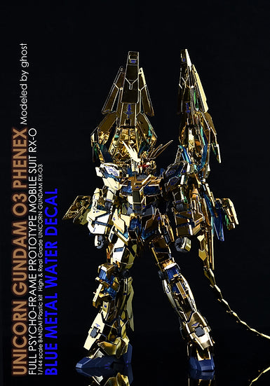 [RG] Unicorn 03 Phenex NT [Blue Metal] Decal