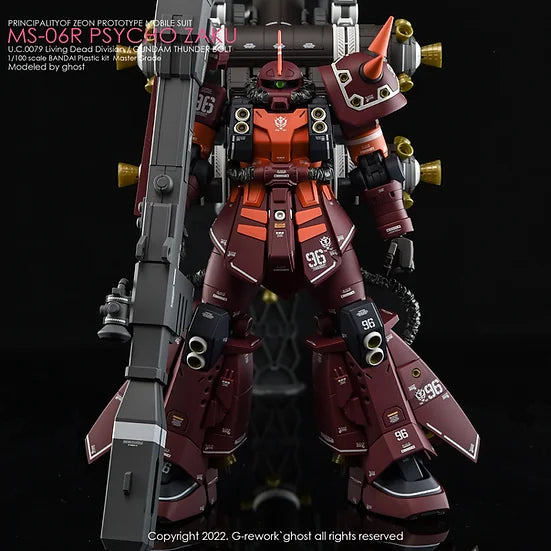 [MG] MS-06R Psycho Zaku Decal