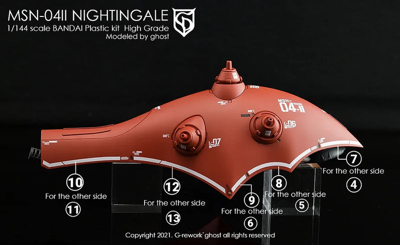 [HG] MSN-04II Nightingale Decal