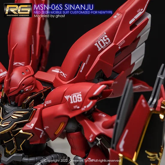 [RG] MSN-06S Sinanju Decal