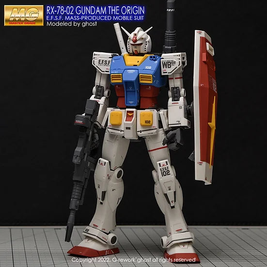 [MG] RX-78-02 Gundam The Origin Decal