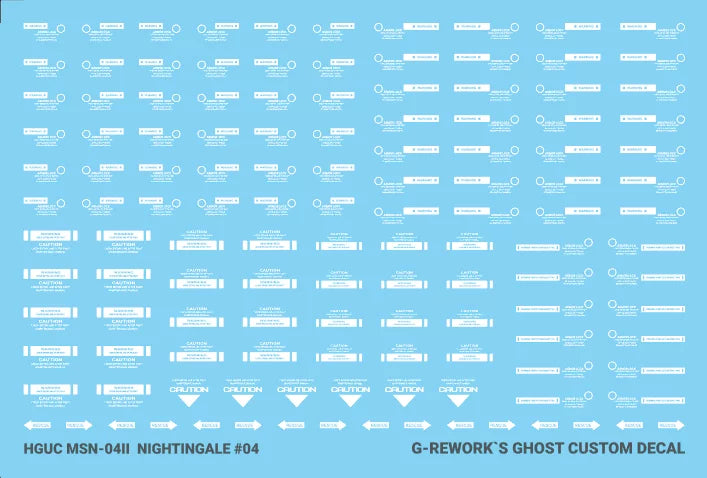[HG] MSN-04II Nightingale Decal