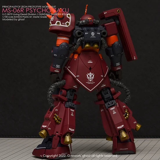 [MG] MS-06R Psycho Zaku Decal