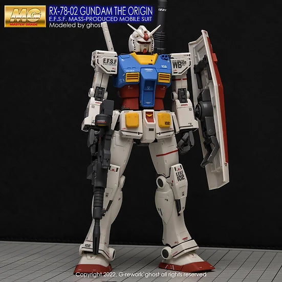 [MG] RX-78-02 Gundam The Origin Decal