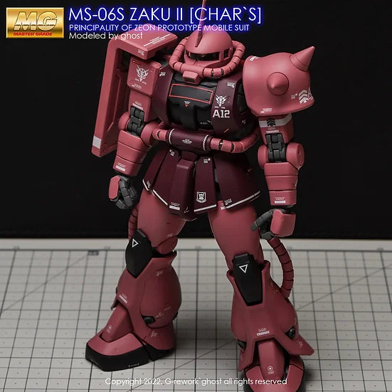 [MG] MS-06S Zaku II 2.0 Decal