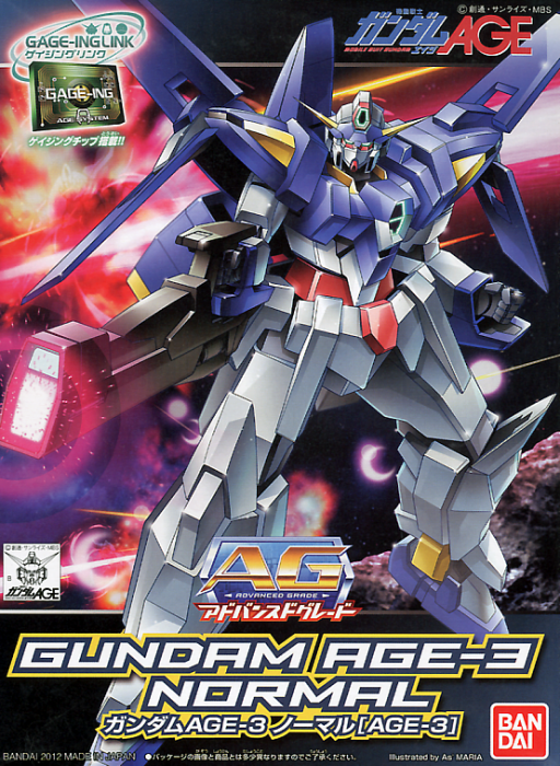 AG 1/144 Gundam Age-3 Normal