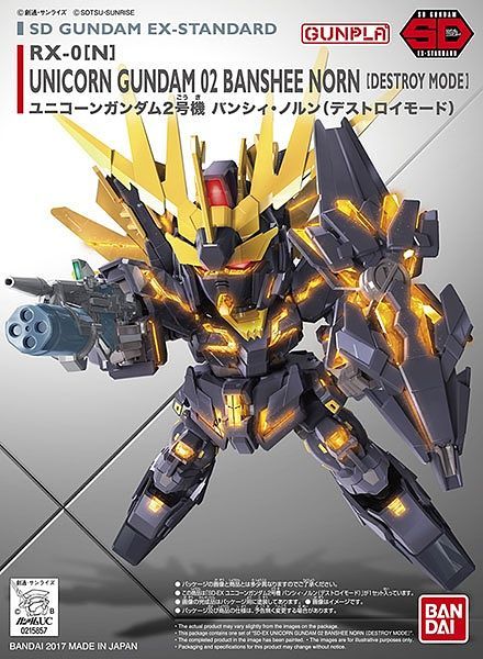 EX-Standard 015 Unicorn Gundam 02 Banshee Norn (Destory Mode)