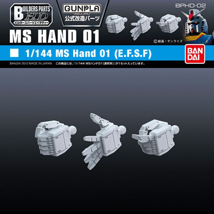 Gundam Builders Parts - HD 1/144 MS Hand 01 (EFSF)