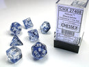 Chessex Dice: Nebula Black/White Polyhedral 7-die Set