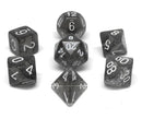 Chessex Dice: Translucent Smoke/White Polyhedral 7-die Set