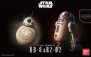Star Wars: BB-8 & R2-D2 1/12 Scale Model Kit