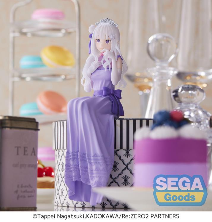 Re:ZERO: Emilia (Dressed Up Party Ver.) PM Perching Figure