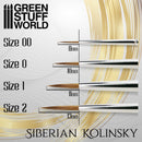 GSW: Gold Series Kolinsky Brush - Size 2