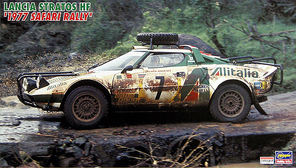 Hasegawa Lancia Stratos Hf "1977 Safari Rally"