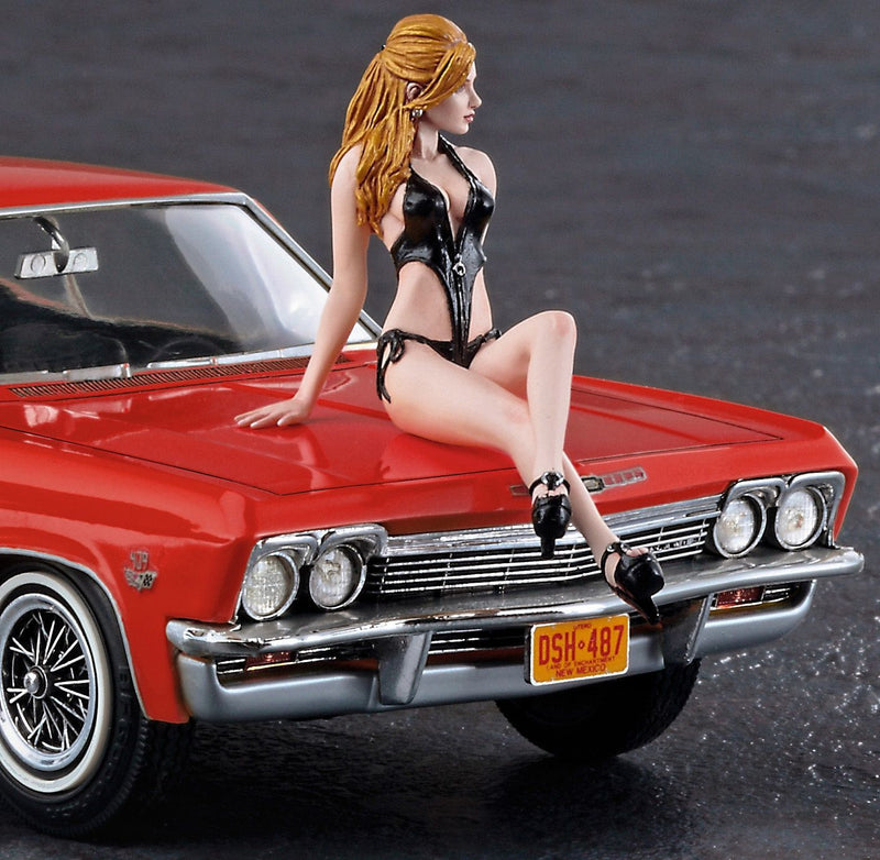 Hasegawa 1/24 1966 American Coupe (Chevrolet Impala SS) Type I w/ Blond Girl's Resin Figure