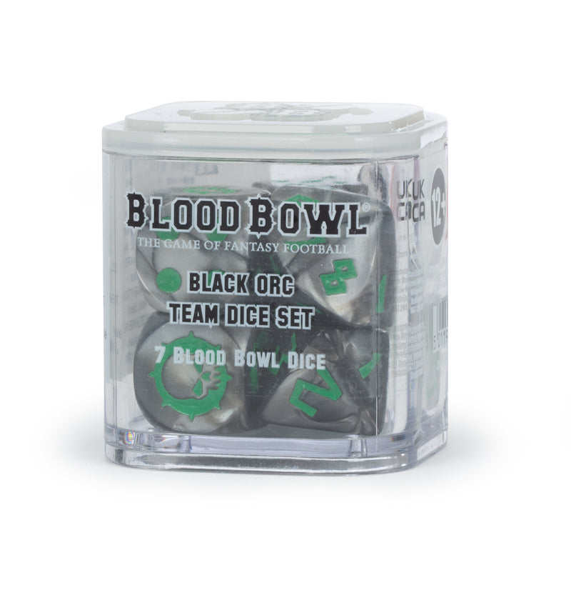 Blood Bowl: Black Orc Team Dice