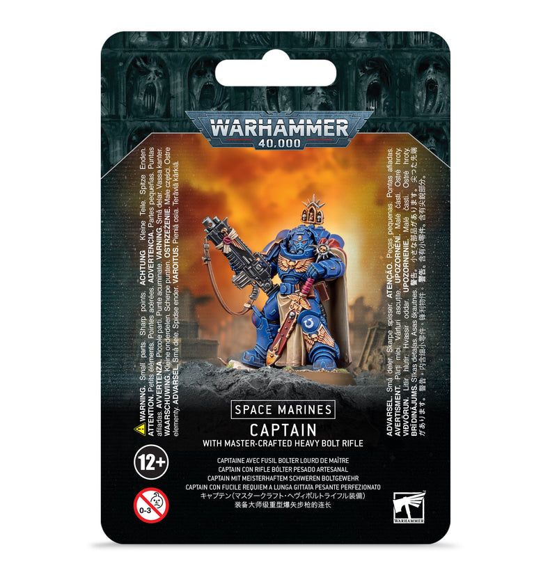 Space Marines: Captain with Master-Craft Bolt Rifle