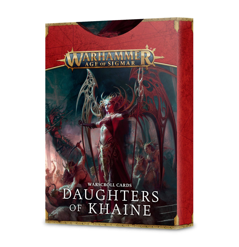 Daughters of Khaine: Warscroll Cards (Eng)