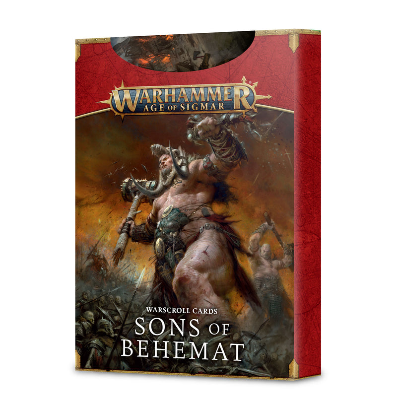 Sons of Behemat: Warscroll Cards (Eng)