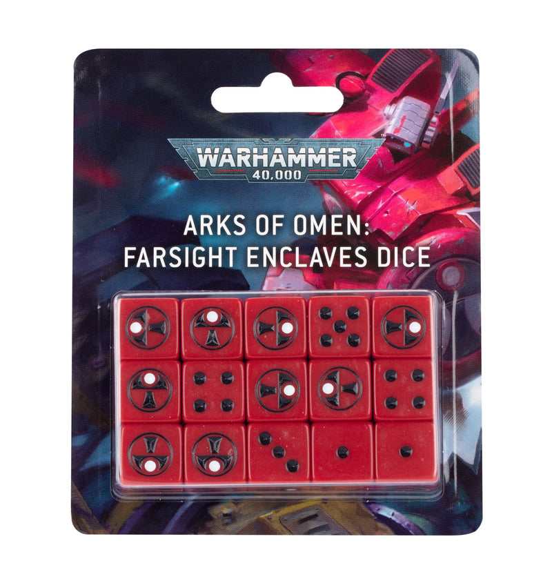40K: Arks of Omen - Farsight Enclaves Dice Set