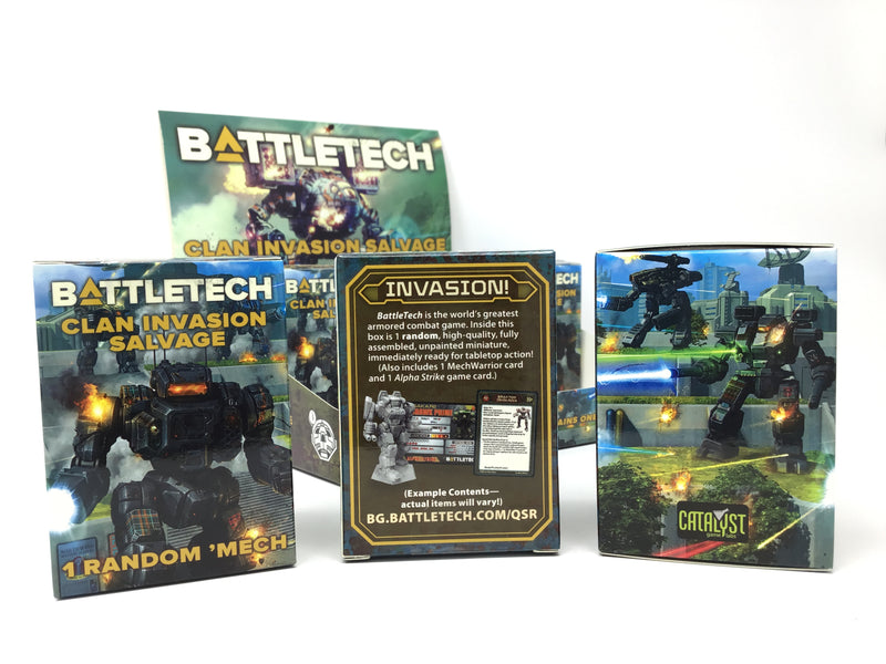 Battletech: Clan Invasion Salvage - Blind Buy Box