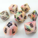 Chessex Dice: Festive Circus/Black Polyhedral 7-die Set