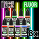 GSW: 8x Fluor Paints Set