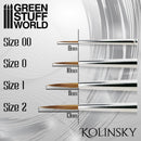 GSW: Silver Series Kolinsky Brush Set